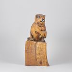 1119 8092 WOODEN SCULPTURE